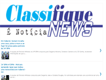 Tablet Screenshot of jornalclassifique.com